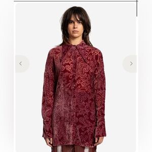 AVAVAV Velvet Dress in Wine